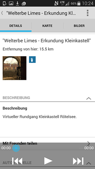 Virtuelle Limeswelten Mobil